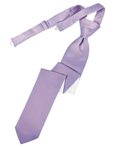 Heather Solid Satin Skinny Tie