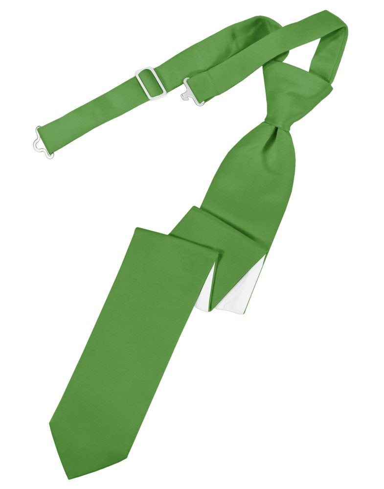 Kelly Solid Satin Skinny Tie