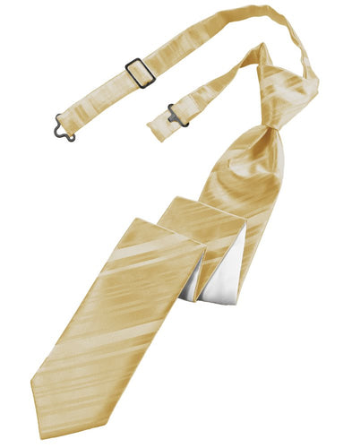 Harvest Maize Striped Satin Skinny Tie