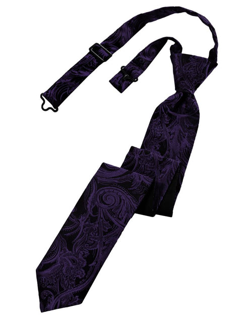 Amethyst Tapestry Skinny Tie