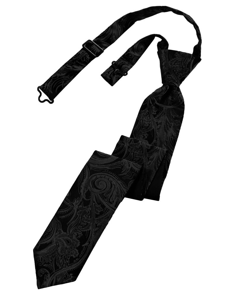 Black Tapestry Skinny Tie