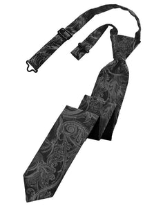 Charcoal Tapestry Skinny Tie