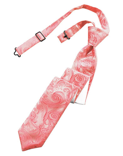 Guava Tapestry Skinny Tie