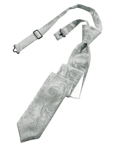 Platinum Tapestry Skinny Tie