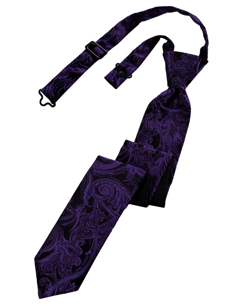 Purple Tapestry Skinny Tie