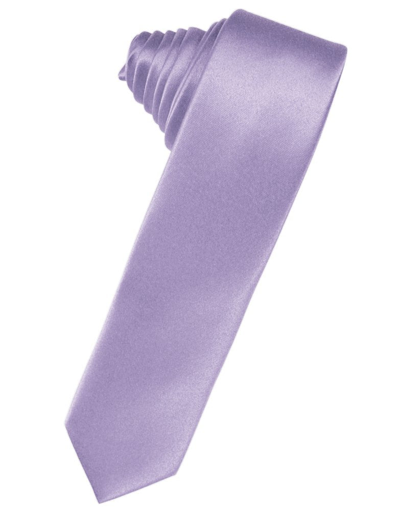 Heather Solid Satin Skinny Suit Tie