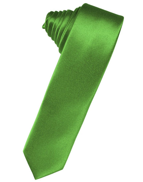 Kelly Solid Satin Skinny Suit Tie