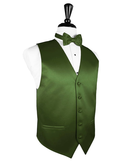 Clover Solid Satin Vest