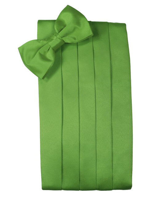 Kelly Solid Satin Cummerbund
