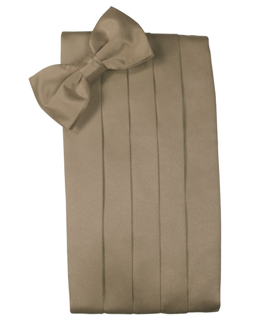 Latte Solid Satin Cummerbund