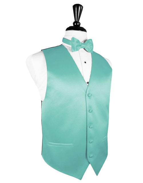 Mermaid Solid Satin Vest