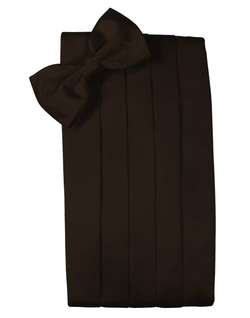 Truffle Solid Satin Cummerbund