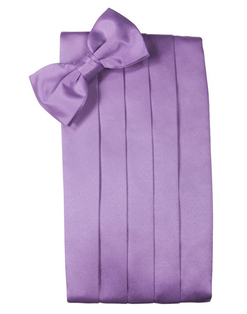 Wisteria Solid Satin Cummerbund