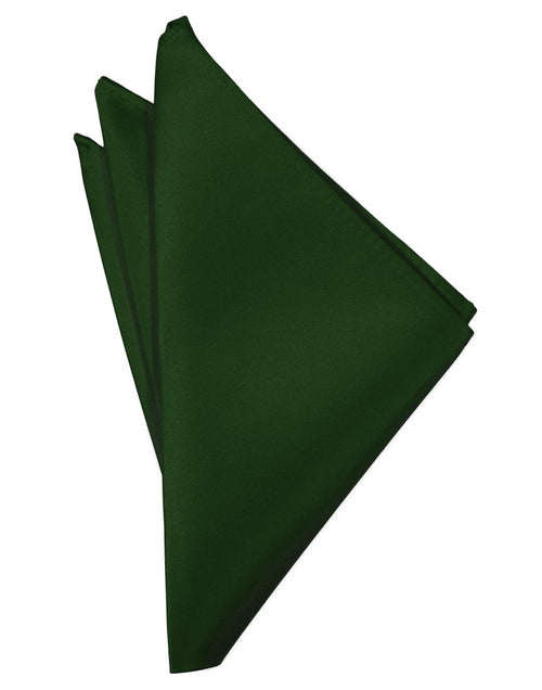 Hunter Solid Satin Pocket Square