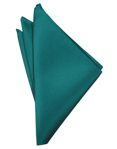 Jade Solid Satin Pocket Square
