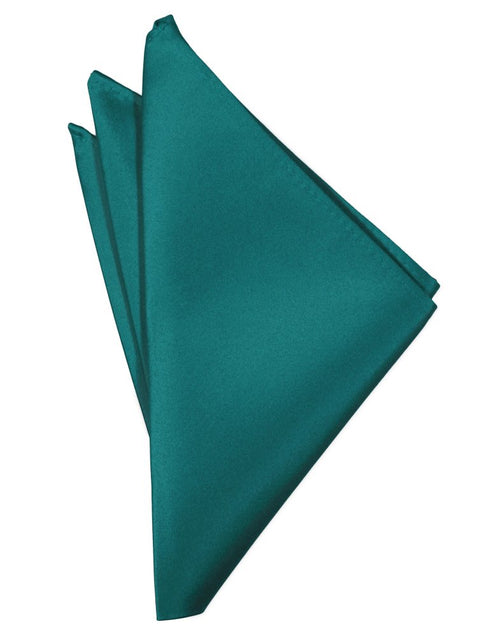Jade Solid Satin Pocket Square