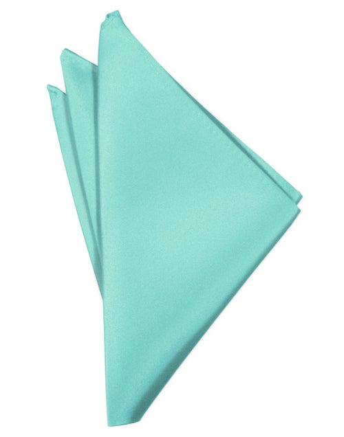 Mermaid Solid Satin Pocket Square