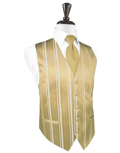 Harvest Maize Striped Satin Vest