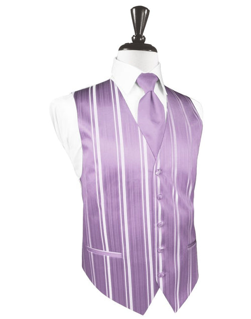 Heather Striped Satin Vest