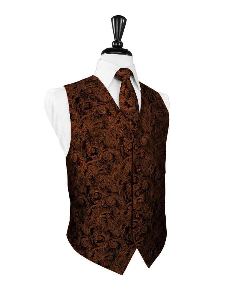 Cognac Tapestry Vest