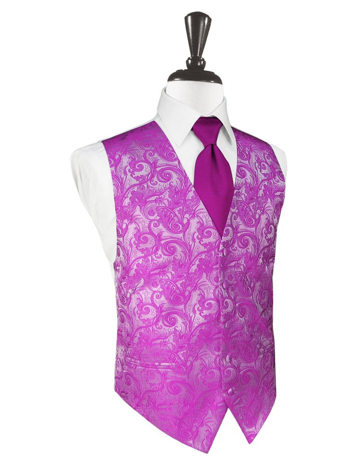 Fuchsia Tapestry Vest
