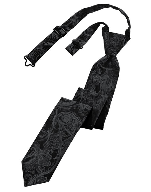 Pewter Tapestry Skinny Tie