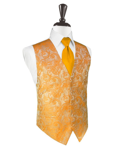 Tangerine Tapestry Vest