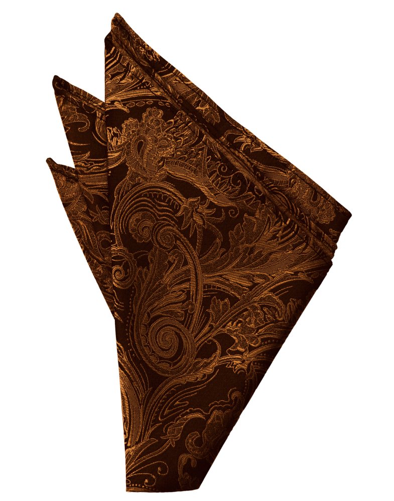 Cognac Tapestry Pocket Square Cognac Tapestry Pocket Square
