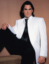 Load image into Gallery viewer, &#39;Mirage&#39; White Tuxedo Jacket